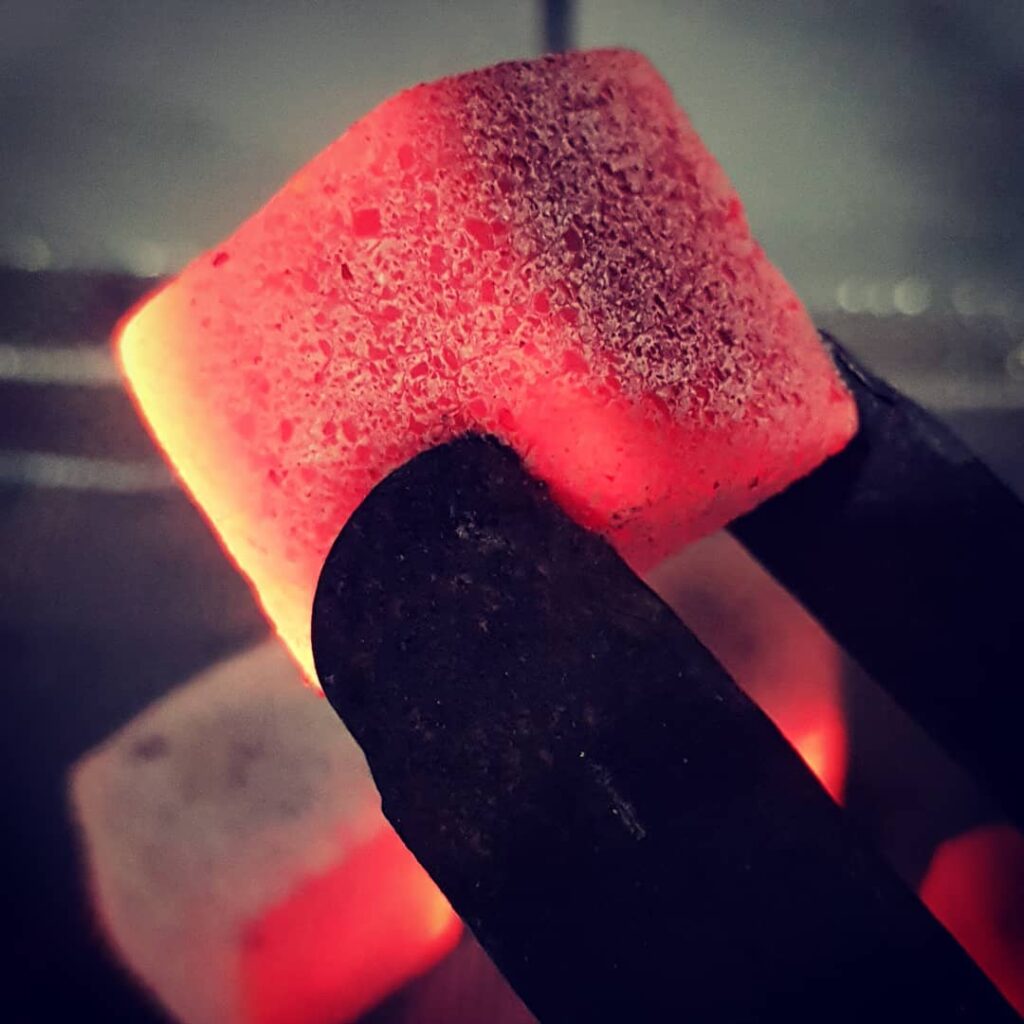 cube coconut briquette charcoal 